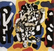 The Diver in the yellow deep bottom Fernard Leger